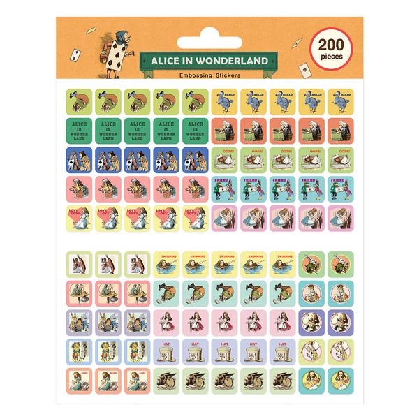 EMBOSSING STICKER VER.3 - Alice