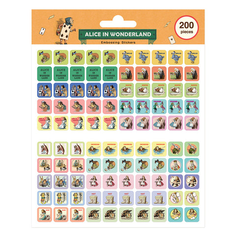 EMBOSSING STICKER VER.3 - Alice
