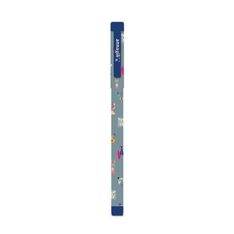 BALLPEN ANNA GILI - 12 Animal  Blue