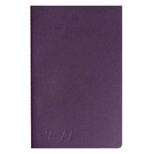 THE STITCH NOTE RAW BLANK - Mulberry