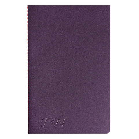 THE STITCH NOTE RAW BLANK - Mulberry