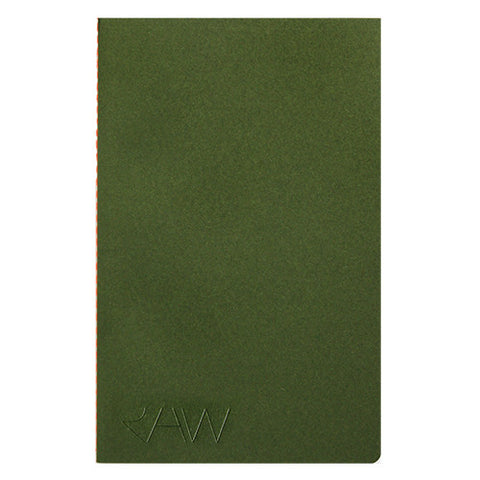 THE STITCH NOTE RAW BLANK - Olive