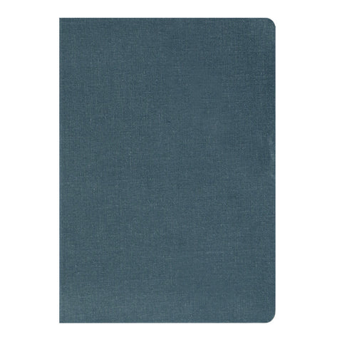 FABRIC CROSS DIARY - Aegean Blue