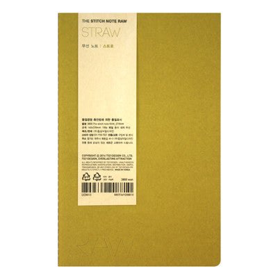 THE STITCH NOTE RAW BLANK - Straw
