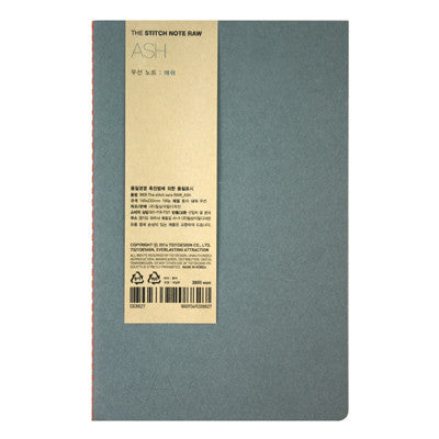 THE STITCH NOTE RAW BLANK - Ash
