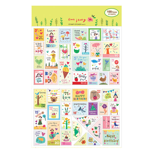 Stamp Stickers - Francoise Ver.2