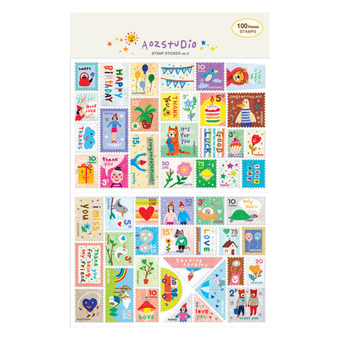 STAMP STICKER ver.3 - Aozstudio