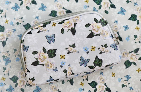 Nathalie Lete Cosmetic Pouch - My Garden Navy
