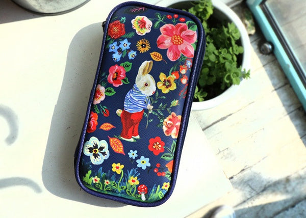 Pencil Pouch by Nathalie Lete - Rabbit