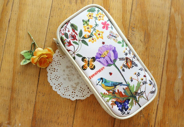 Pencil Pouch by Nathalie Lete - Blue Bird