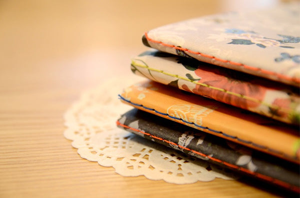 NATHALIE LETE STITCH NOTE A4 LINE - Rose Navy