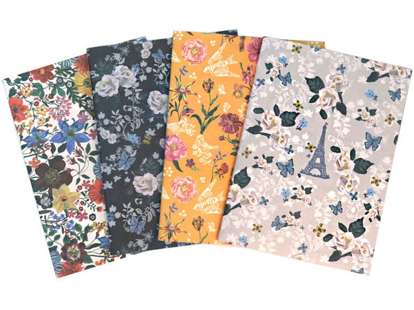NATHALIE LETE STITCH NOTE A4 LINE - Flowers
