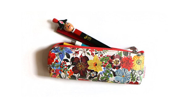 Nathalie Lete Pencil Pouch - Roses