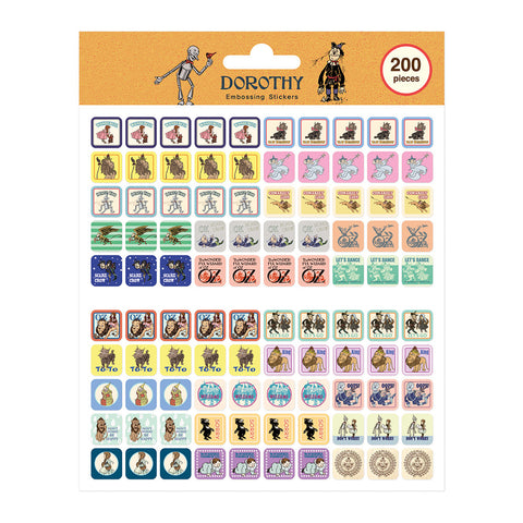 EMBOSSING STICKER VER.3 - OZ