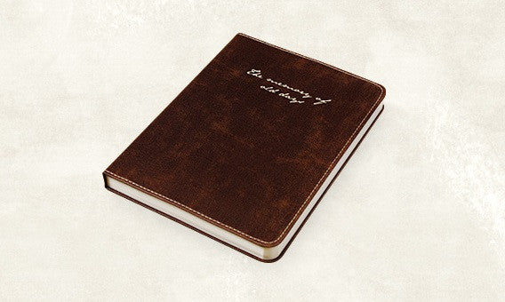 Recording Blank Notebook - Chocolate 