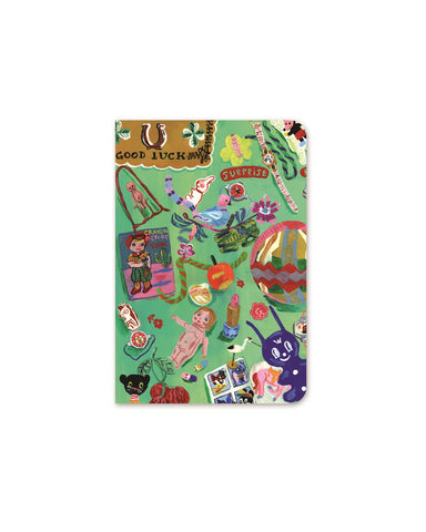 STITCH GRID NOTE POCKET - Nathalie Lete
