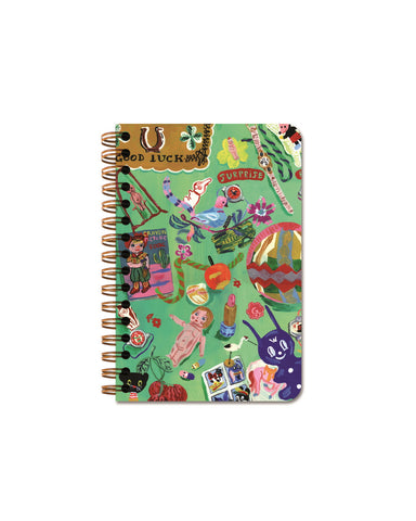 TWINRING LINE NOTE POCKET - Nathalie Lete