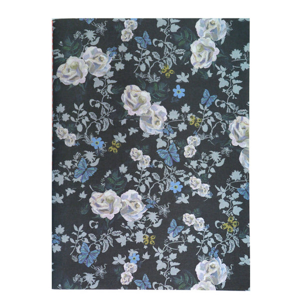 NATHALIE LETE STITCH NOTE A4 LINE - Rose Navy