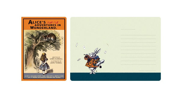 ALICE IN WONDERLAND VINTAGE CARD - Cheshire Cat