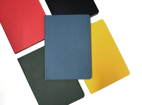 FABRIC CROSS DIARY - Caviar