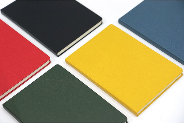 FABRIC CROSS DIARY - Caviar