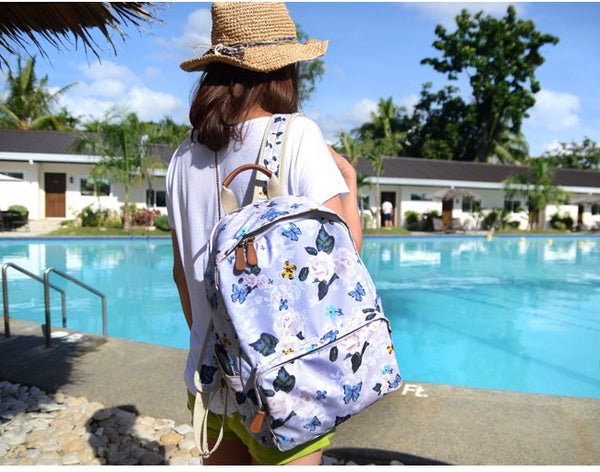 Nathalie Lete Backpack - My Garden Navy