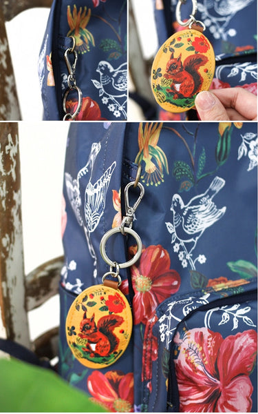 Nathalie Lete Backpack - My Garden Navy