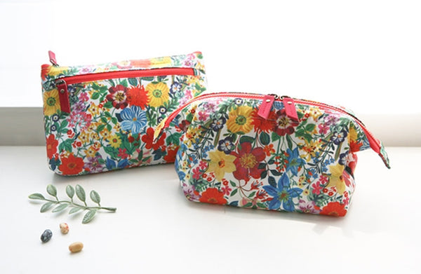Nathalie Lete Flat Pouch - Flowers