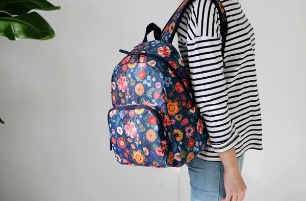 Petit Backpack Roses Populaires - Nathalie Lete